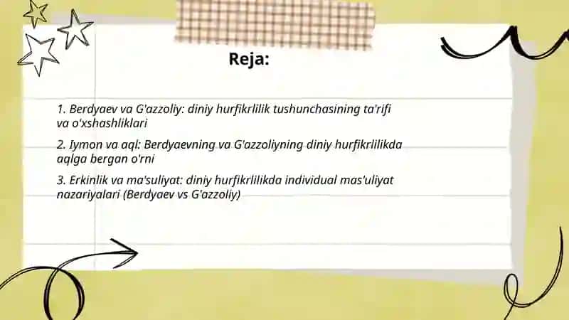 Din va hurfikrlilik 2
