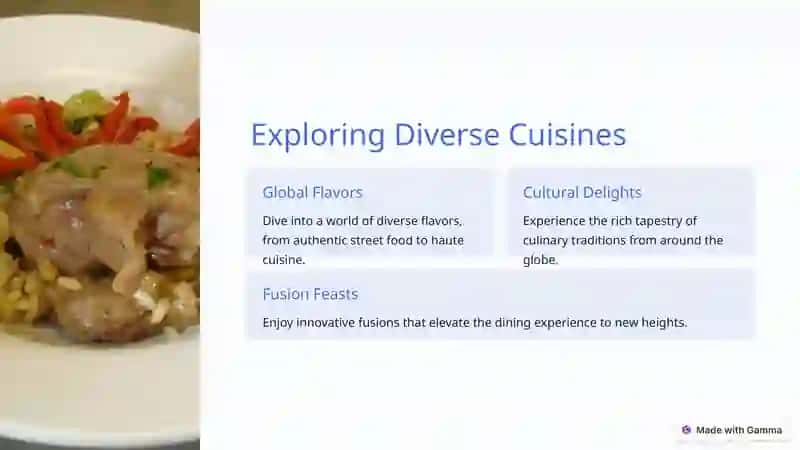 Eating Out: A Culinary Journey 2