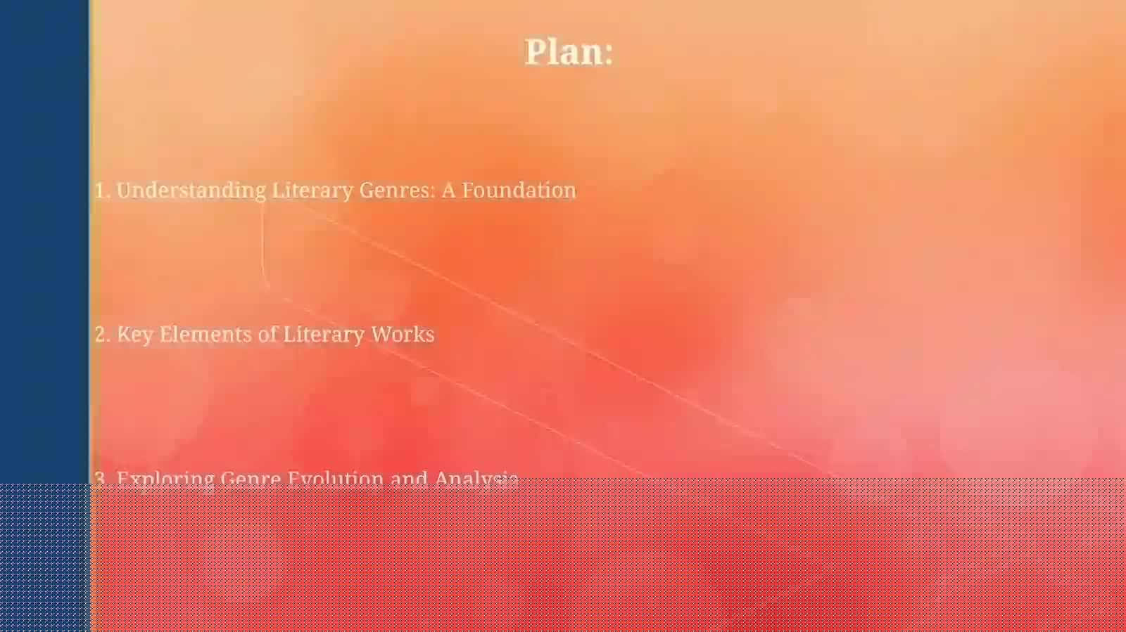 Basic genres of literature and their elements 2