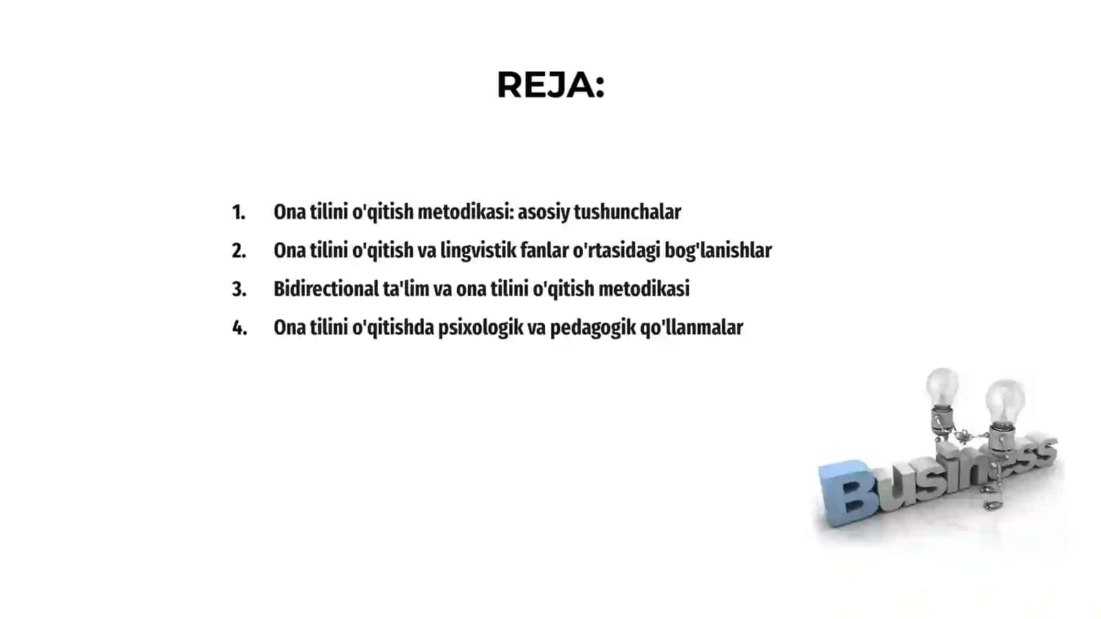 Ona tilini o'qitish metodikasi 2