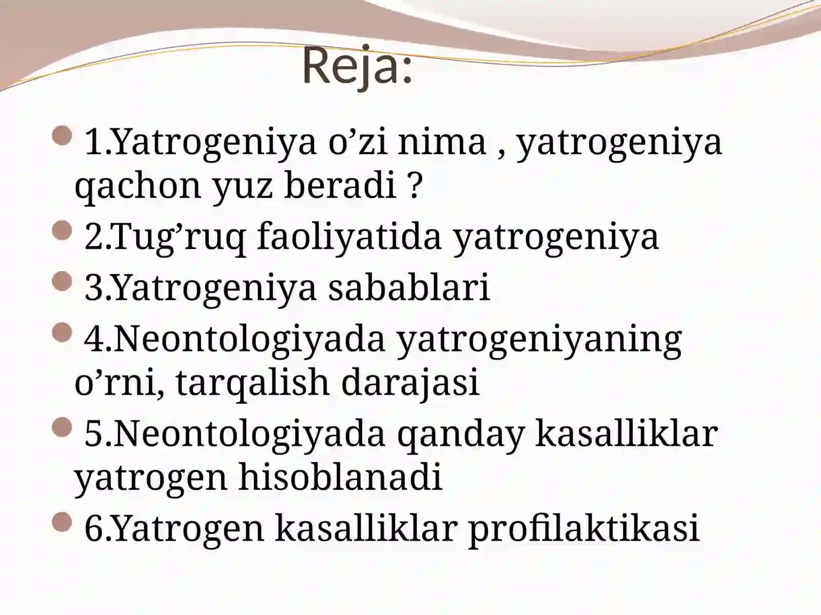 NEONTOLOGIYADA YATROGENIYA 2
