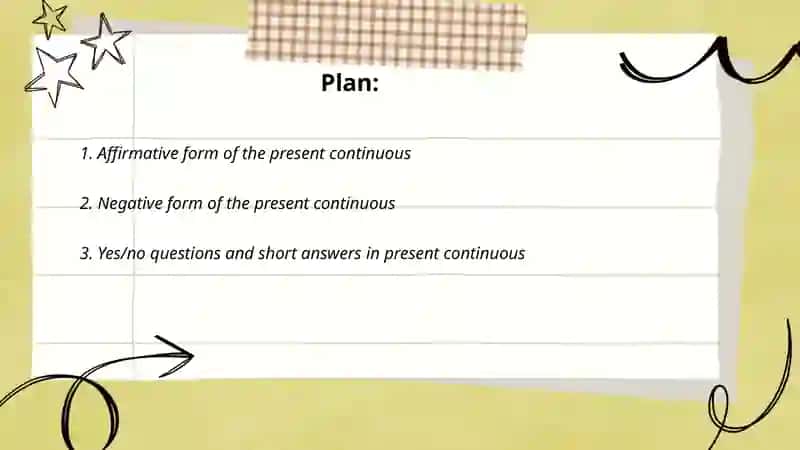 Present continuous 2