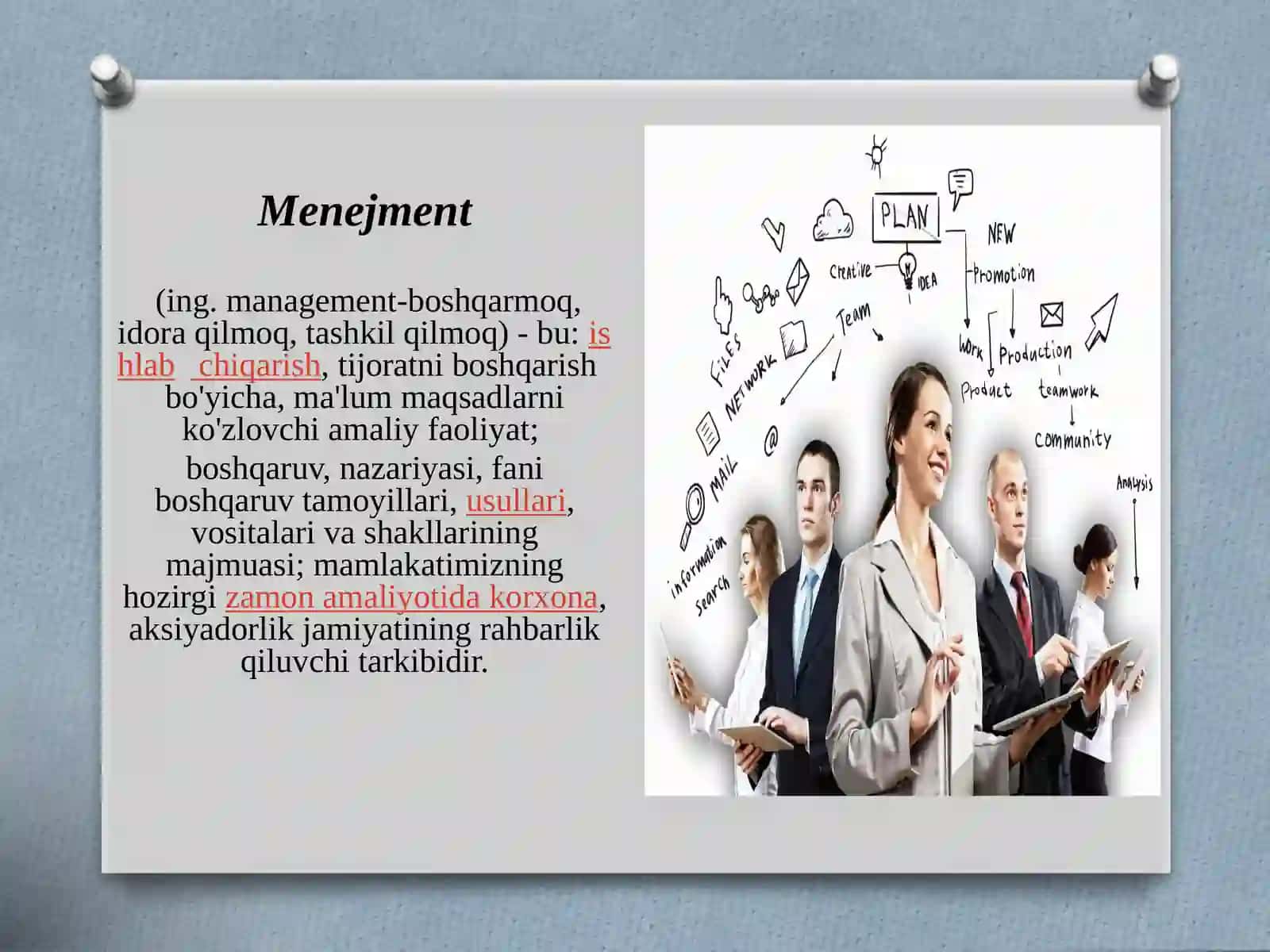 Menejmentning nazariy asoslari 2
