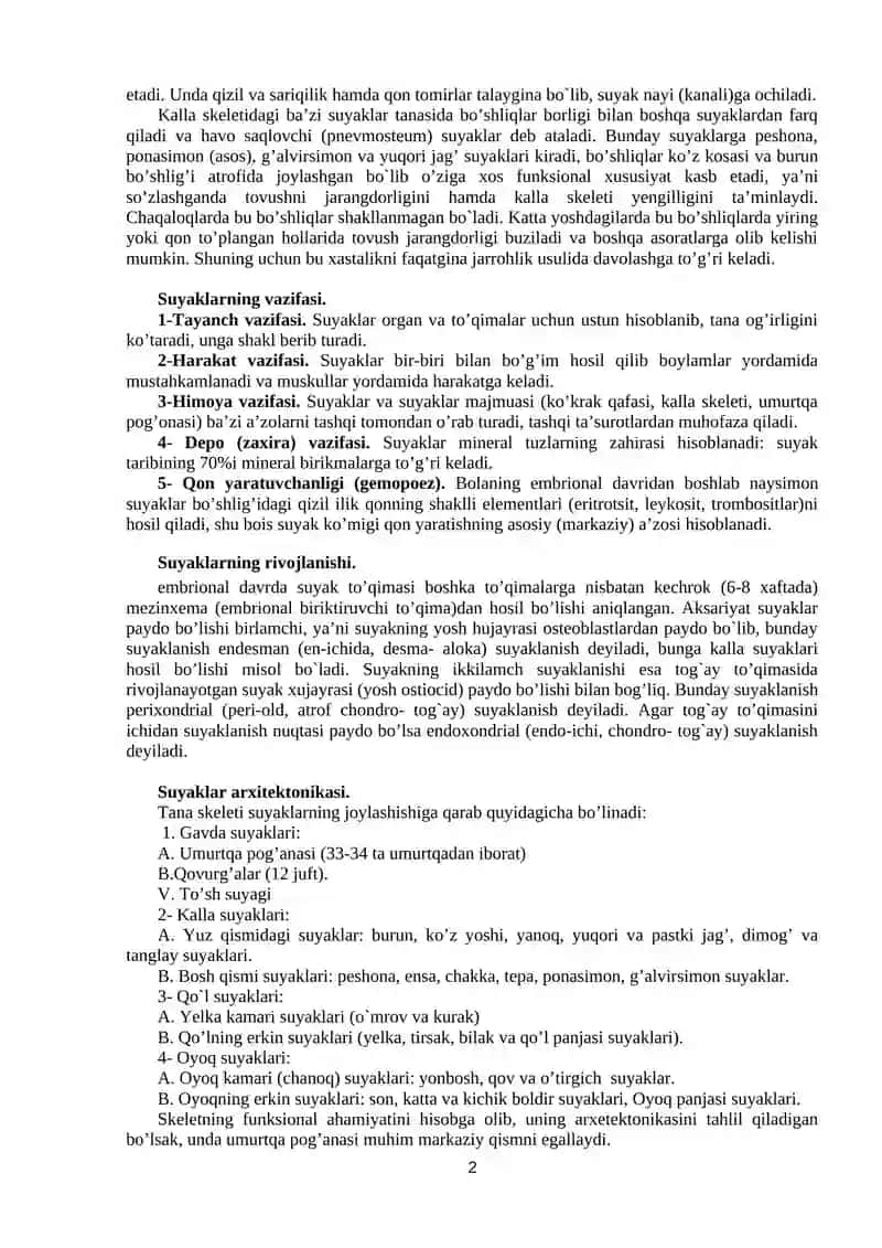 Suyaklarning birlashuvi 2