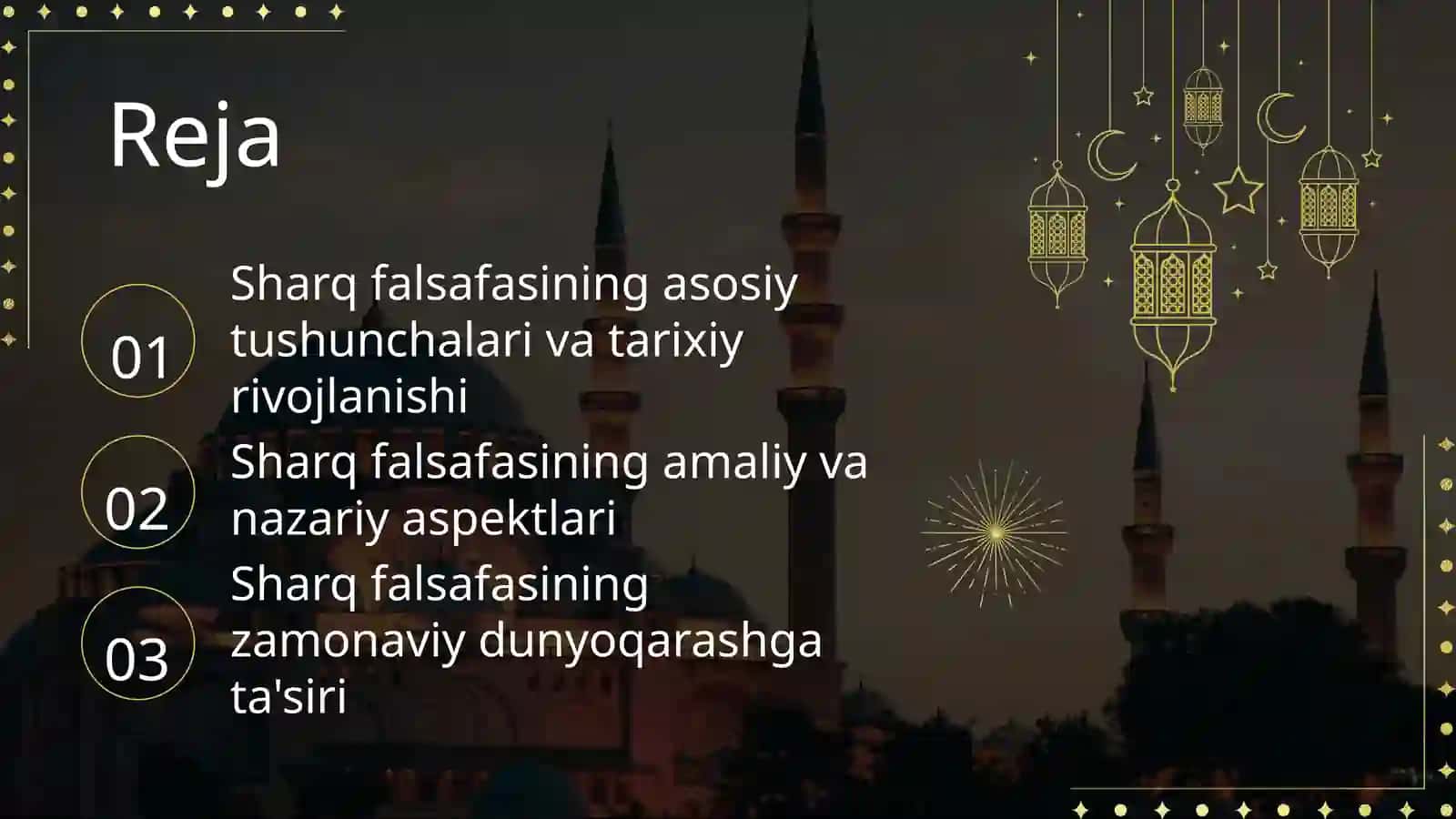 Sharq falsafasi 2