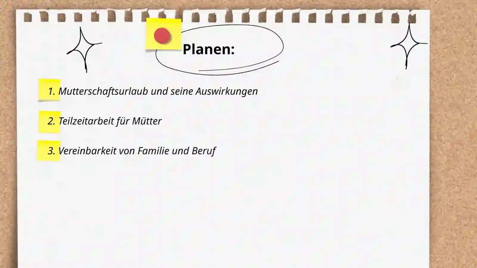 Die Berufstätigkeiten von Müttern 2