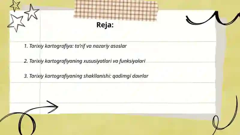 Tarixiy kartagrafiya va uning xususiyatlari 2
