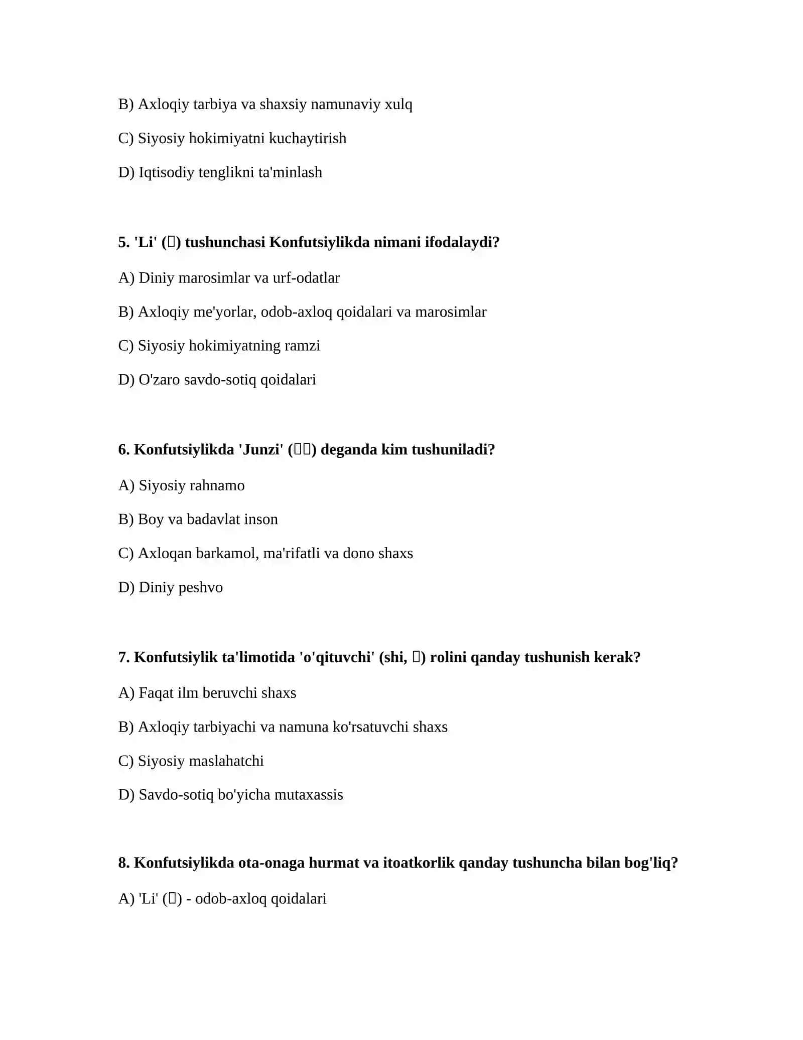 Konfutsiylik ta'limotida ijtimoiy-axloqiy masalalar 2