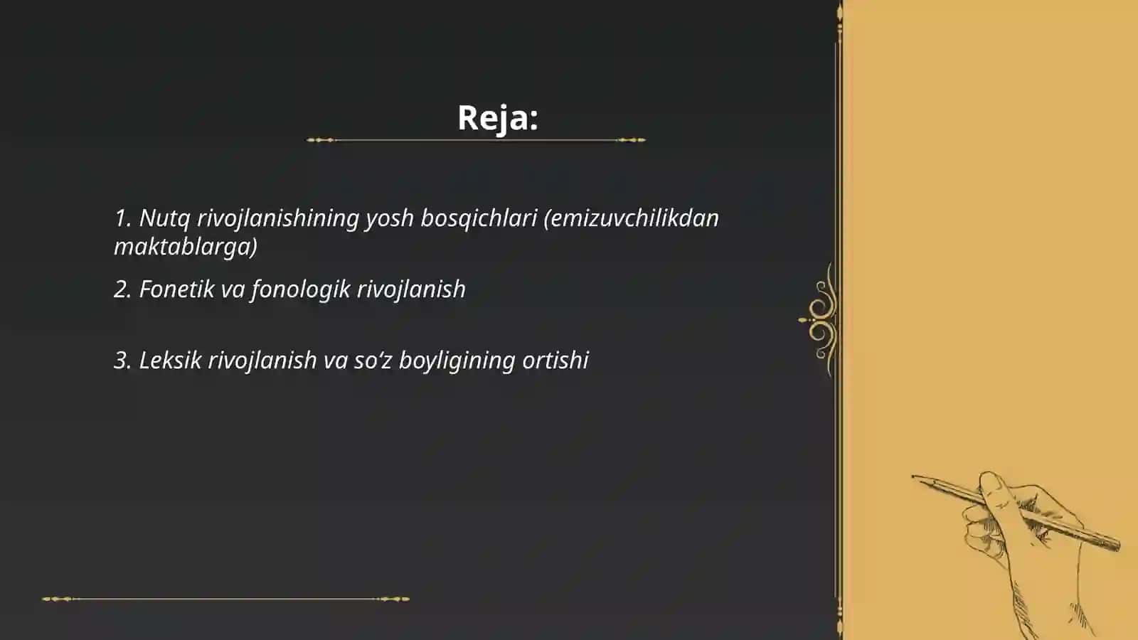 Bolalar nutqining rivojlanish xususiyatlari 2