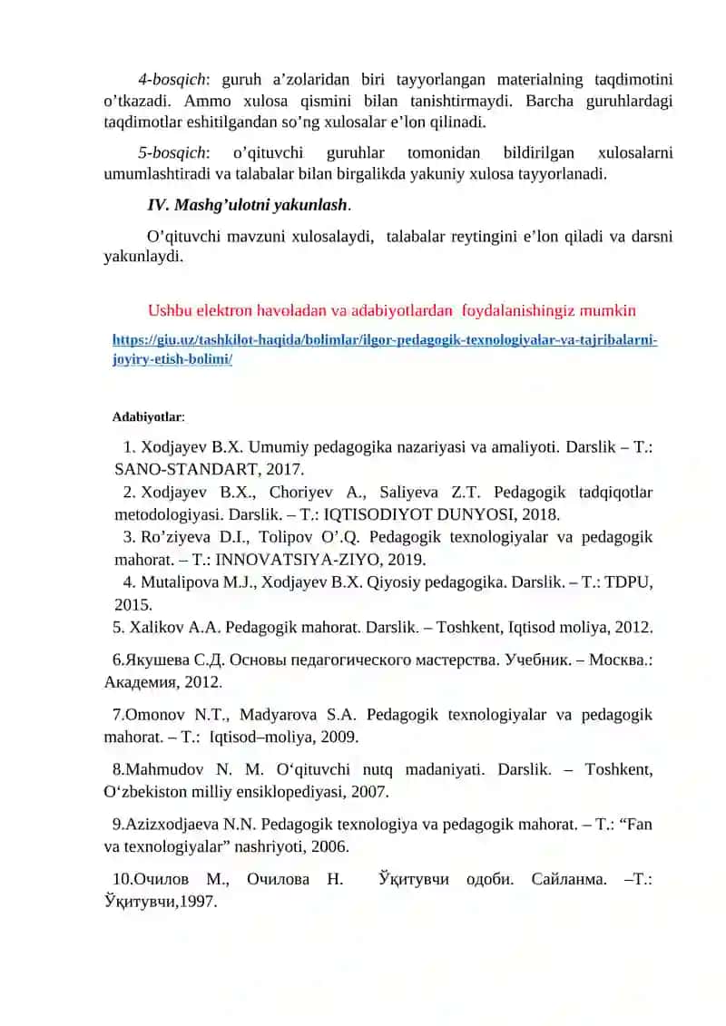 Rezyume texnologiyasi 2