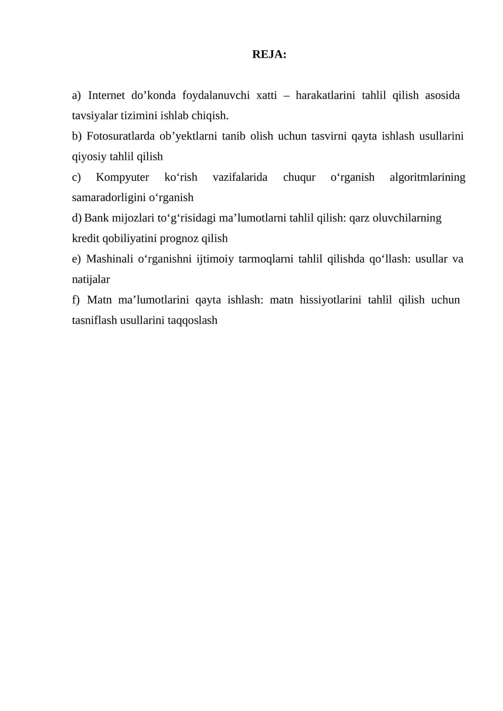 Ma'lumotlarning intellektual tahlili 2