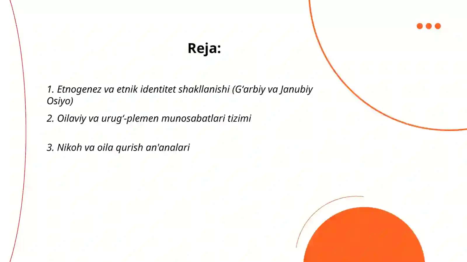 Gʻarbiy va Janubiy Osiyo xalqlari etnologiyasi 2
