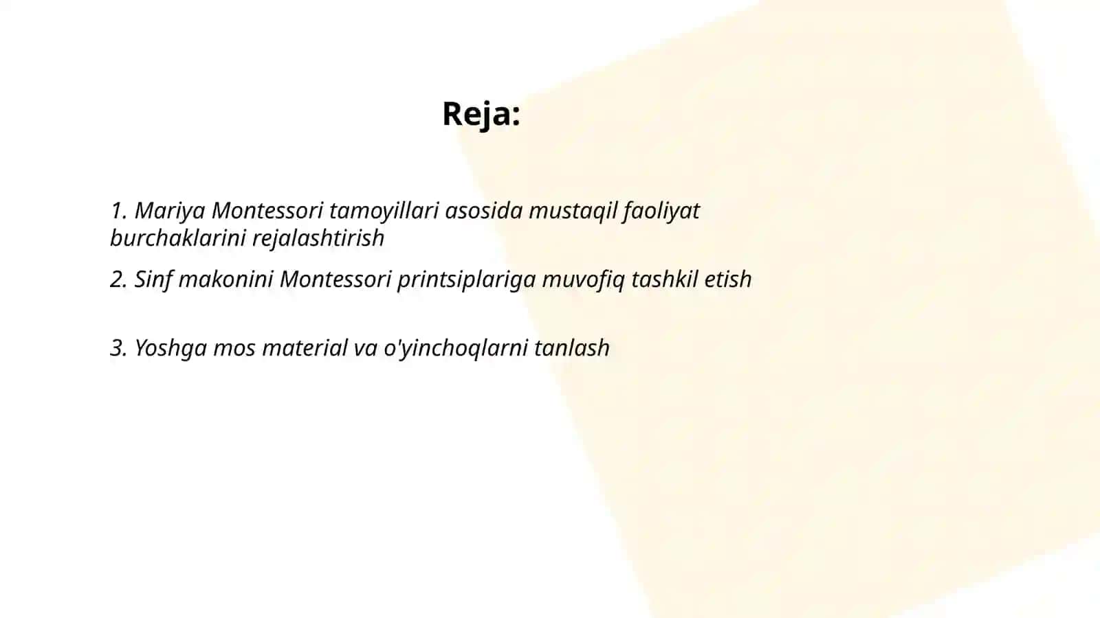 Mariya Montessori ta'lim tizimi 2