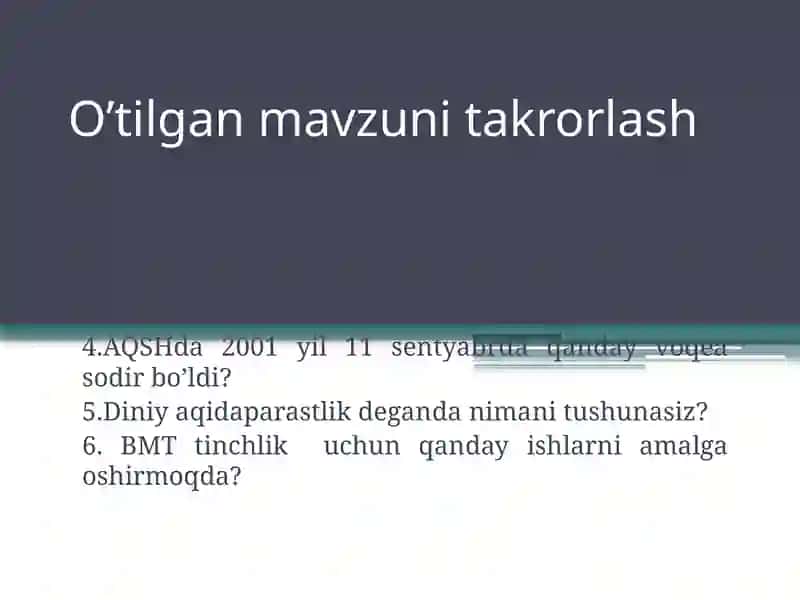 "21 asr ilm va fan taraqqiyot asri" 2