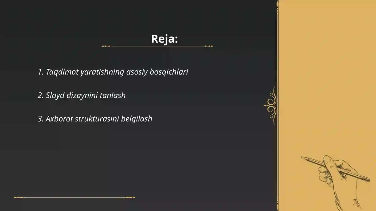 Taqdimotlarni tayorlash texnologiyalari 2