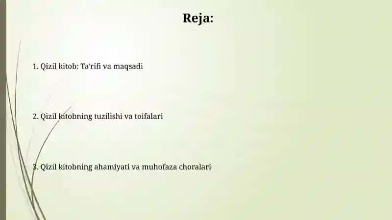 Qizil kitob va uning ahamyati 2