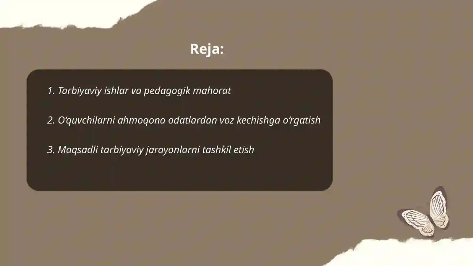 Tarbiyaviy ishlarni amalga oshirishda pedagogik mahorat 2