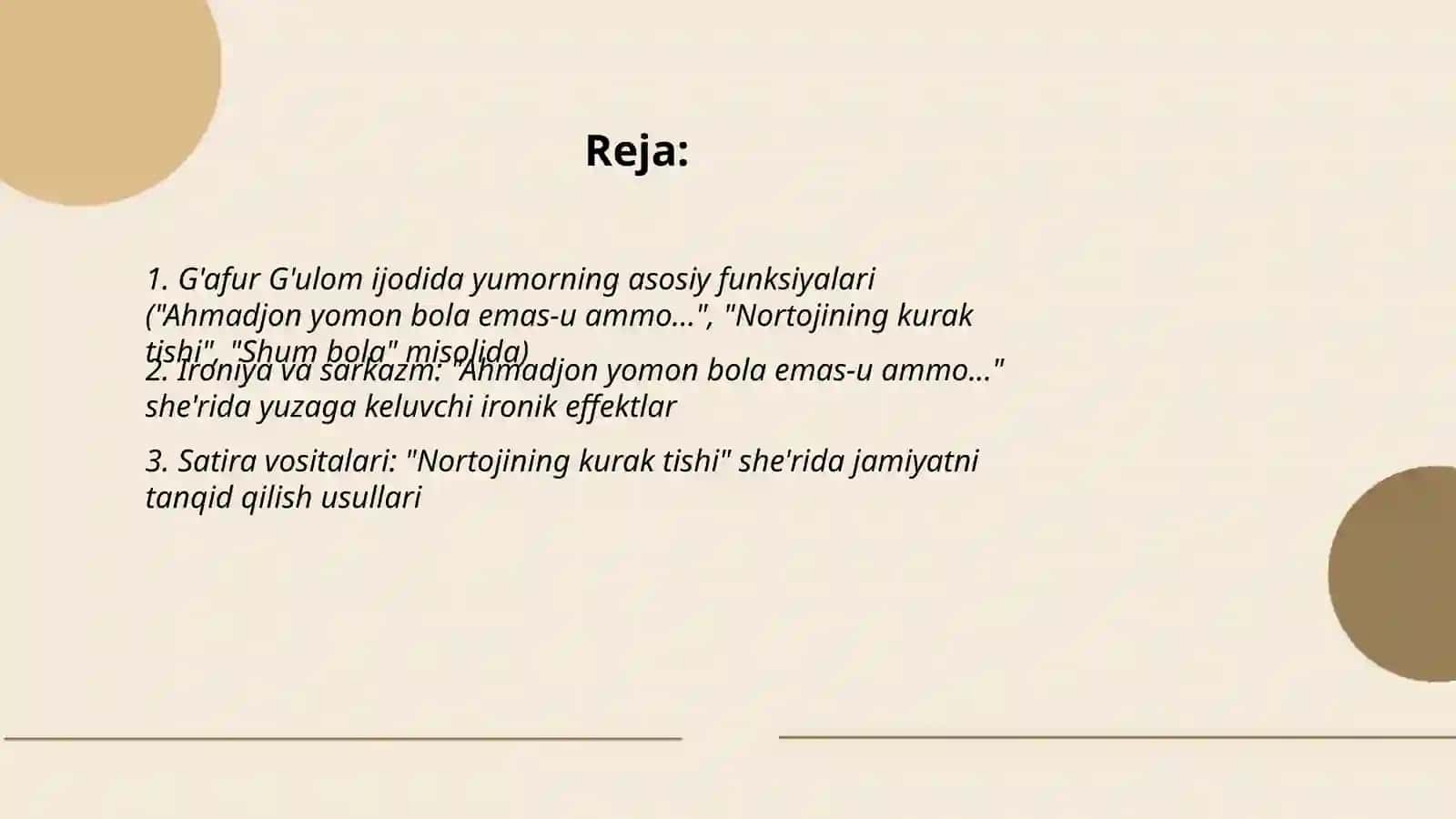 G'afur G'ulom ijodida yumordan foydalanish mahorati 2