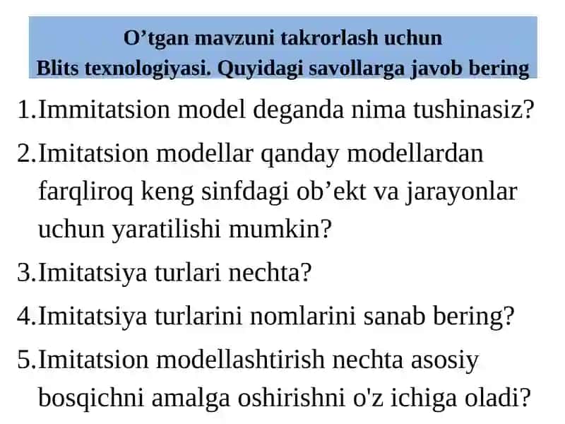 Mavzu. Geoinformatsion tizimlar. 2