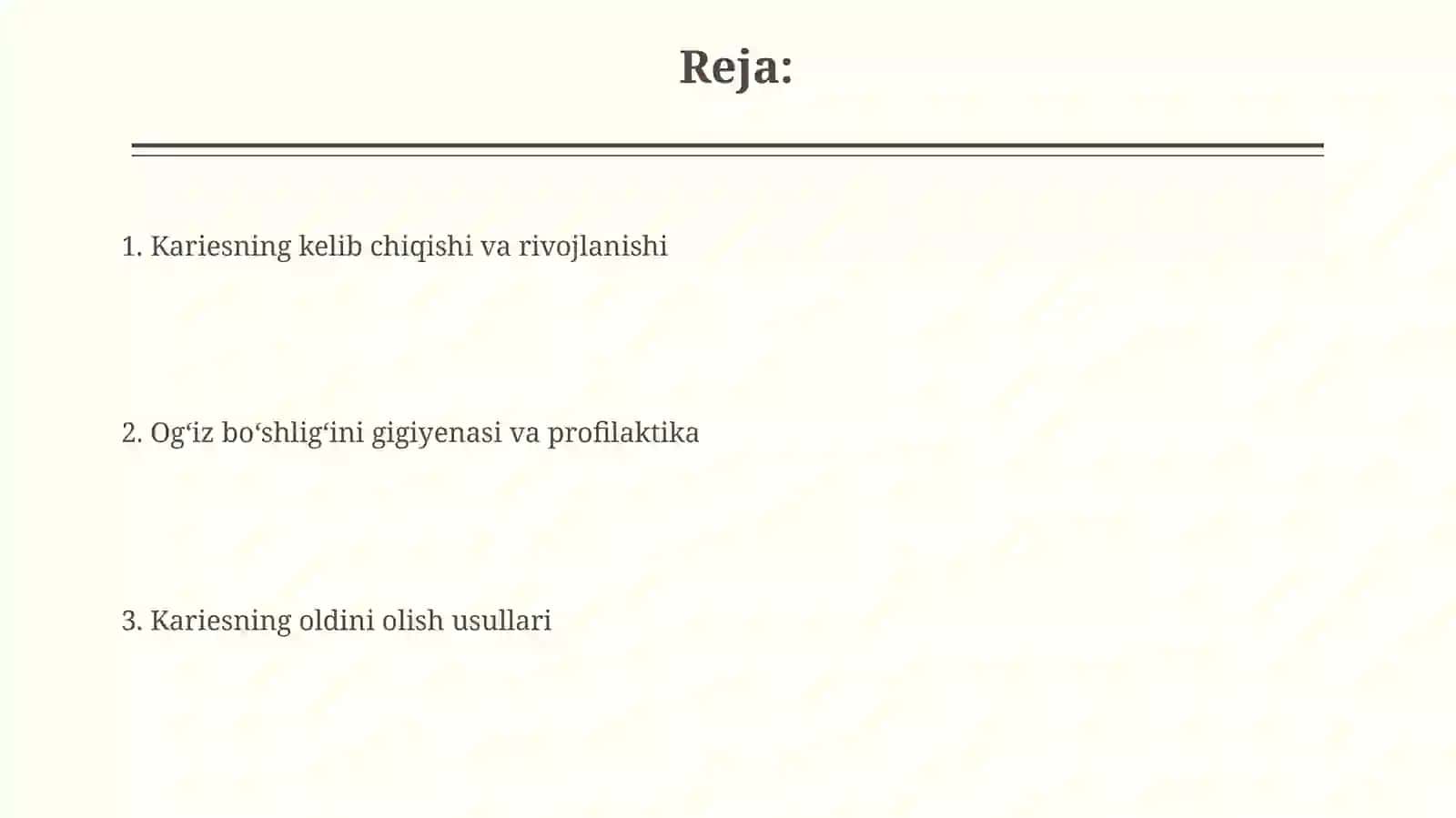Karies kasalligi va profilaktikasi 2