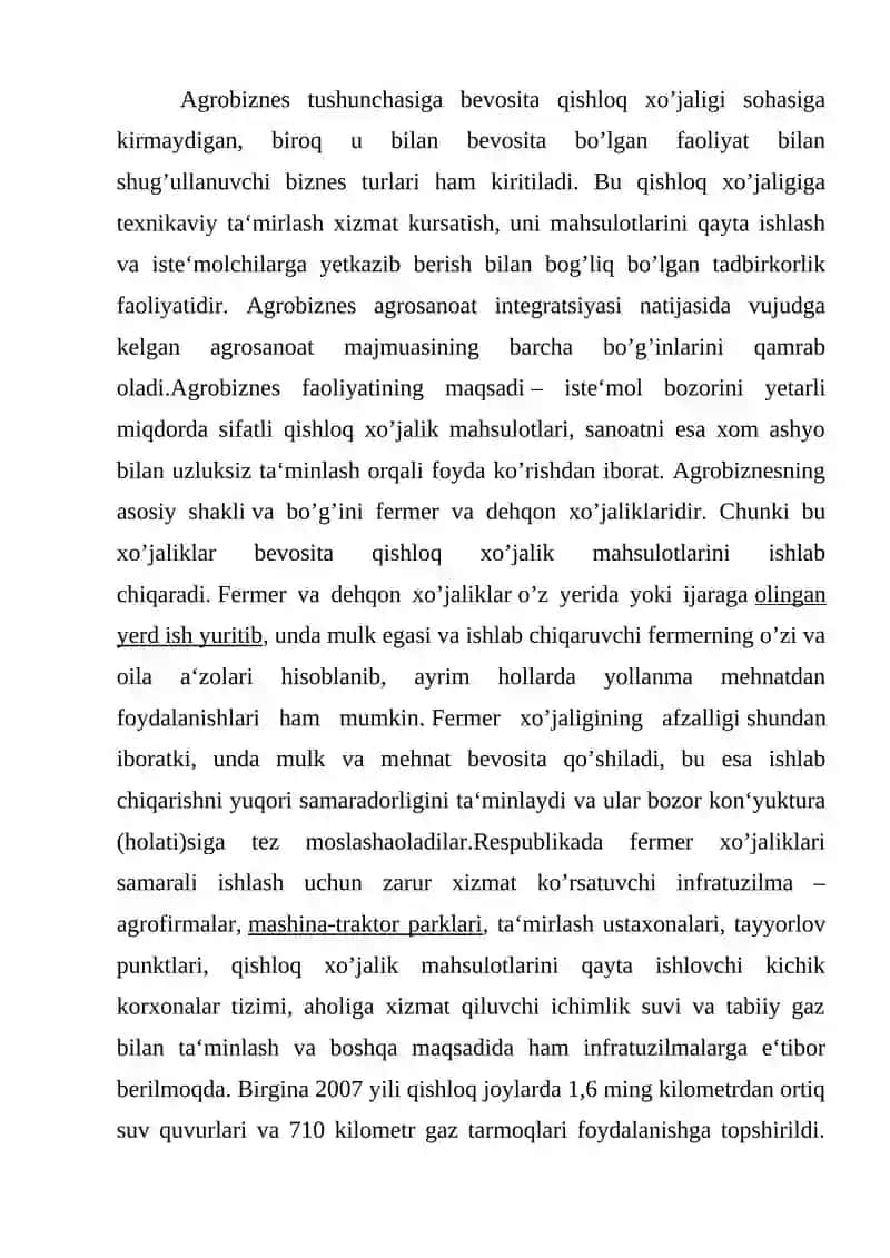 Agrar munosabatlar va agrobiznes 2