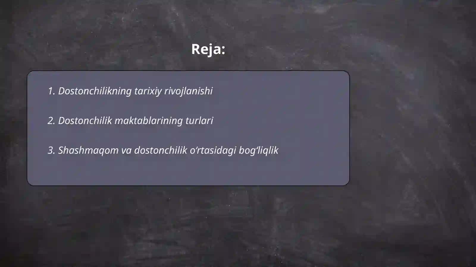 Dostonchilik maktablari va ularning anʼanalari 2