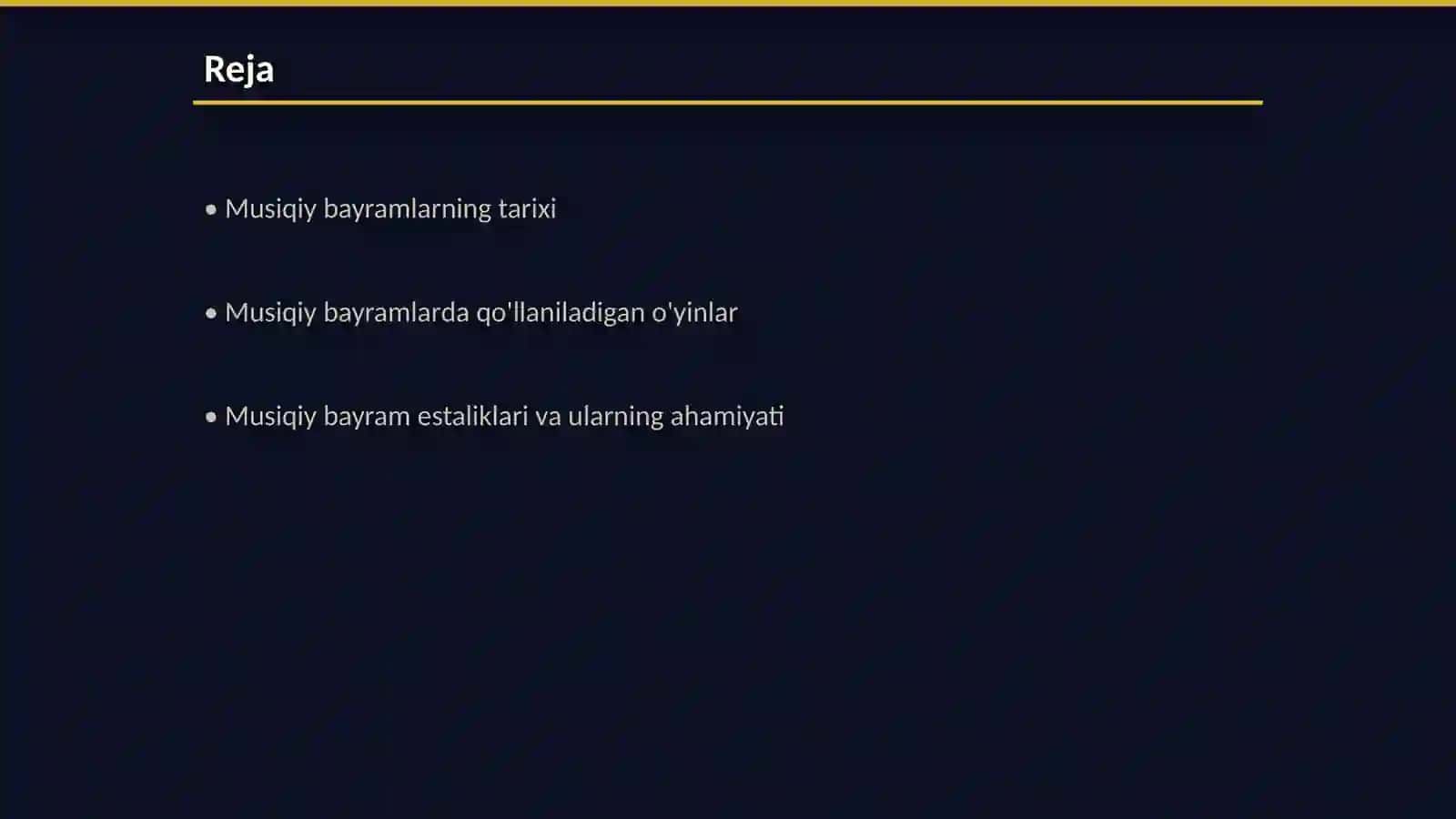 Musiqiy bayram estaliklar va ko'ngil ochar oyinlar 2