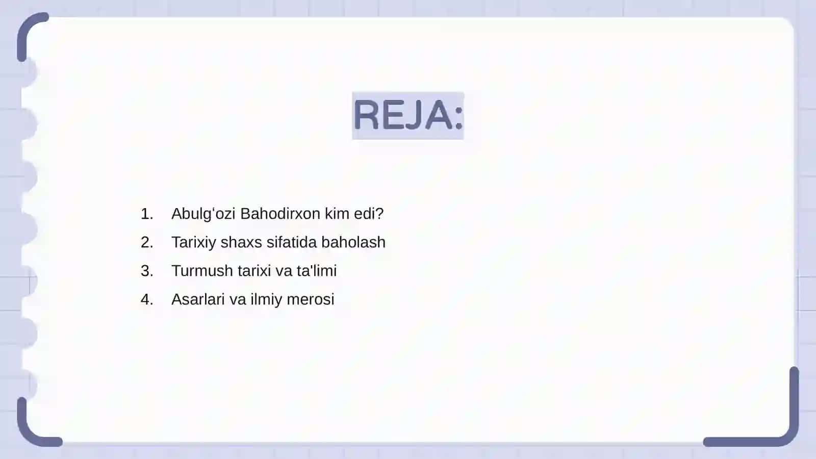 Abulgʻozi Bahodirxon - yetuk tarixnavis 2