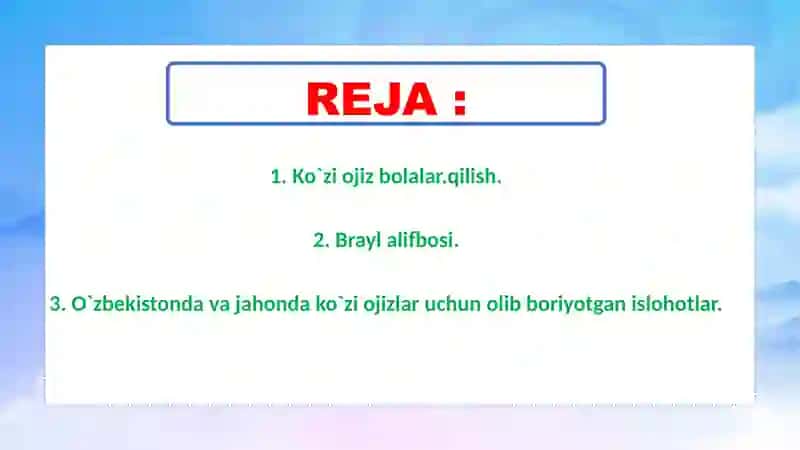 ko`rishda nuqsoni bo`lgan bolalar 2