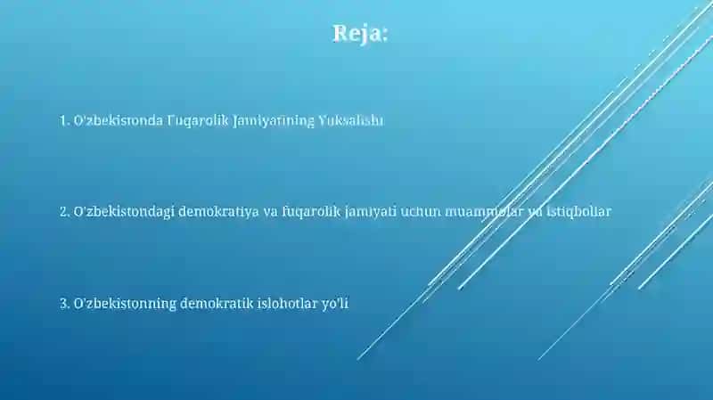 O'zbekistonda Fuqarolik Jamiyatining Yuksalishi 2