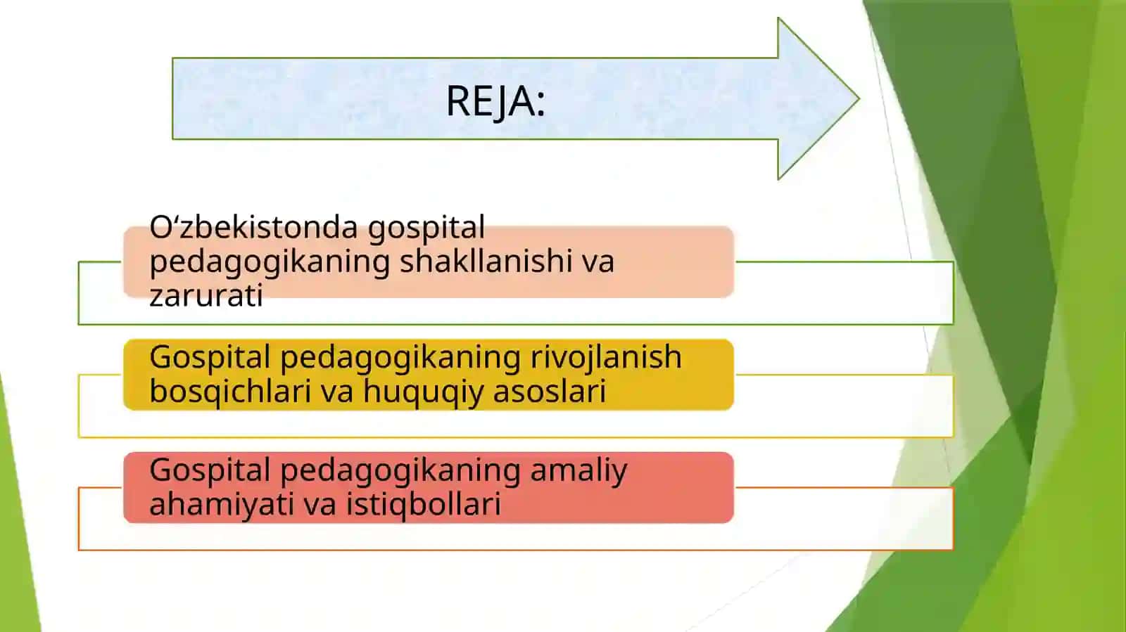 O‘zbekiston Respublikasida gospital pedagogikaning rivojlanishi 2
