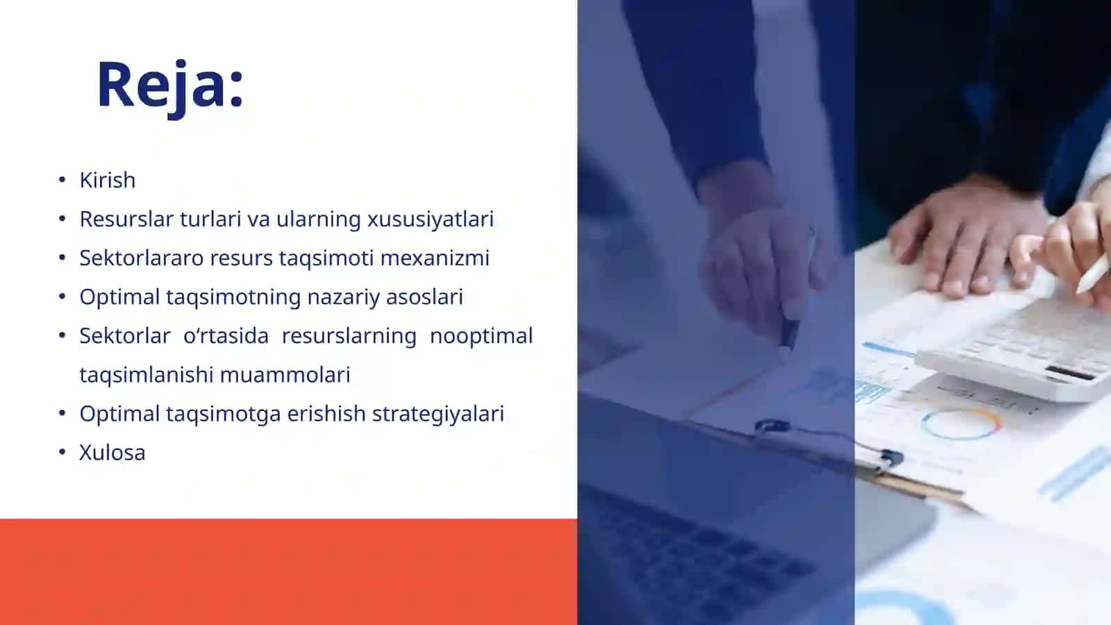 Sektorlararo resurslarning optimal taqsimlanishi 2