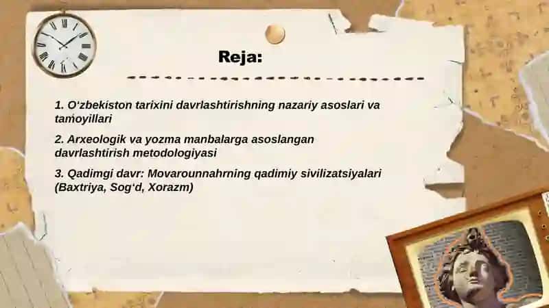 Oʻzbekiston tarixini davrlashtirish masalasi 2