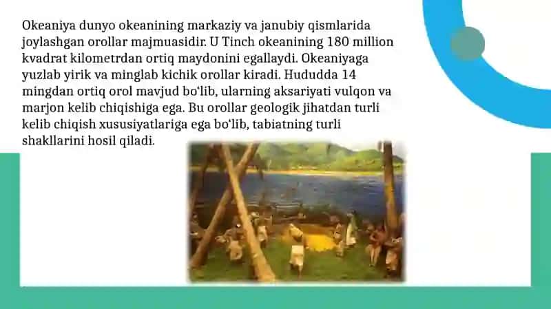 Okeaniya geografik o‘rni, tabiati va aholisi 2