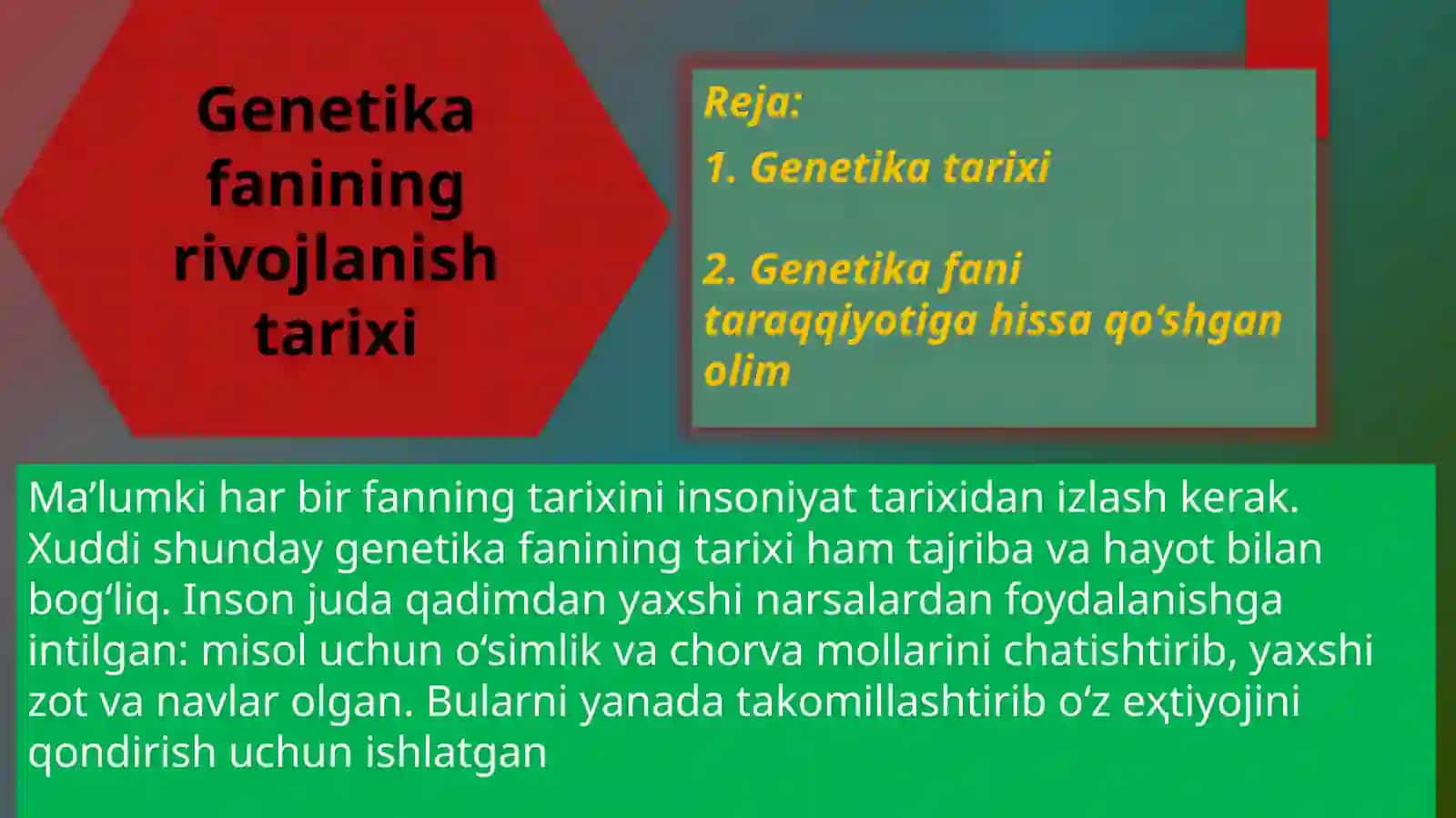 Genetika fani 2