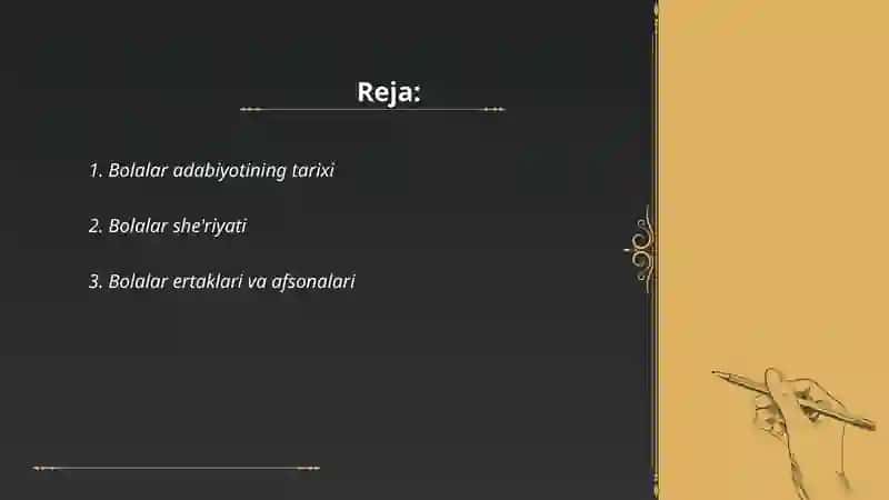 Bolalar adabiyati 2