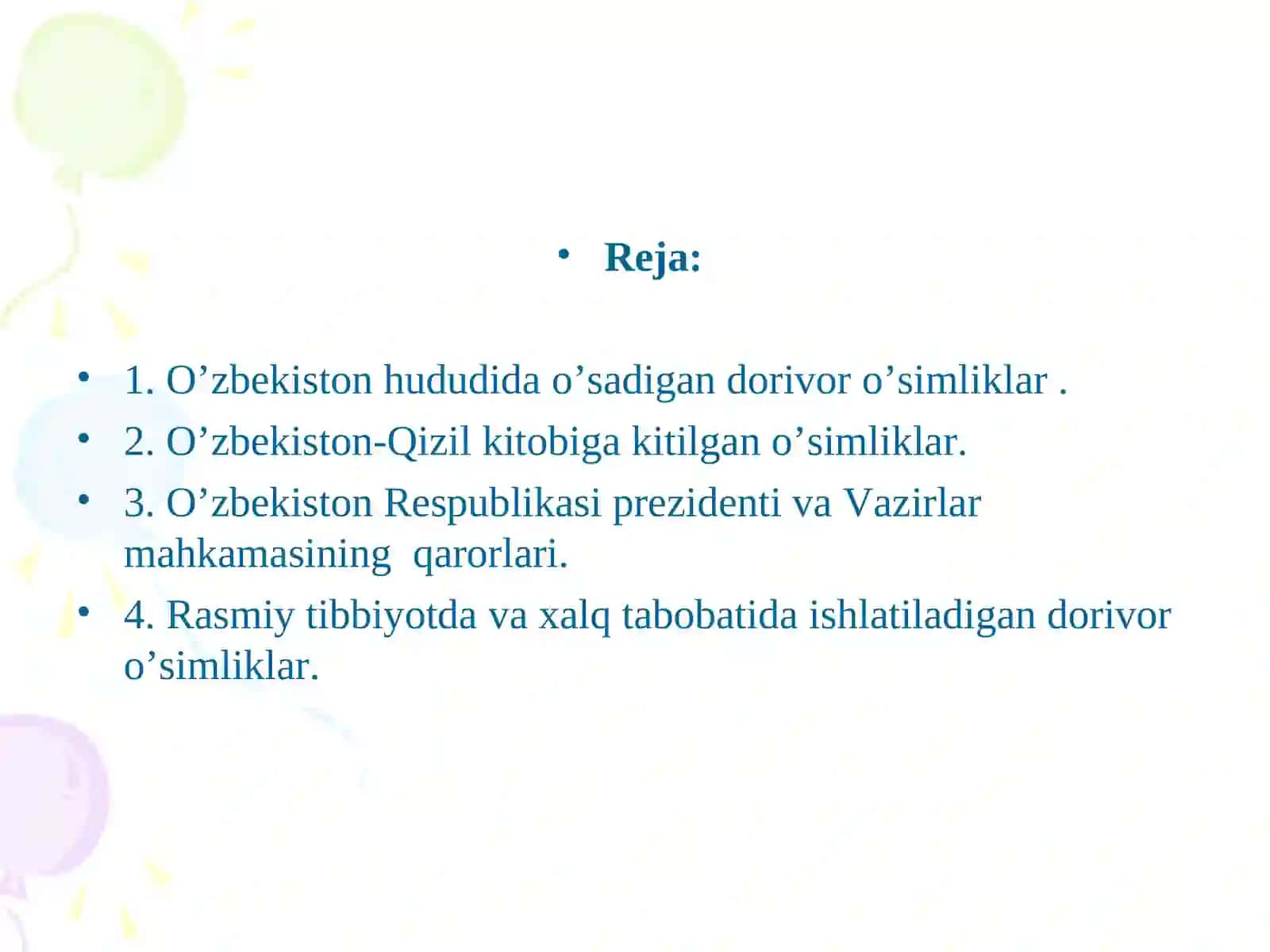 Yovvoyi o'simliklar 2