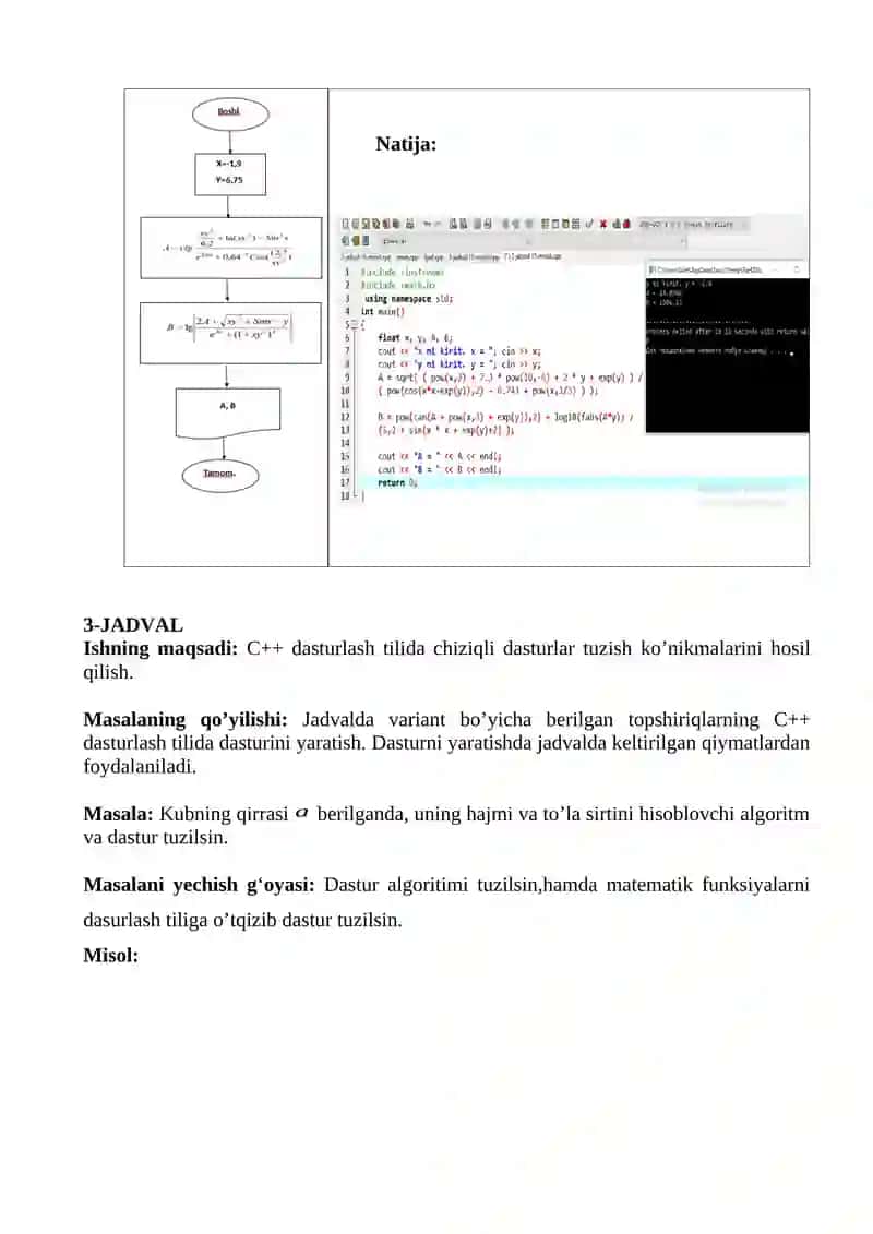 ALGORITMLASH VA DASTURLASHNING ASOSIY TUSHUNCHALARI 2