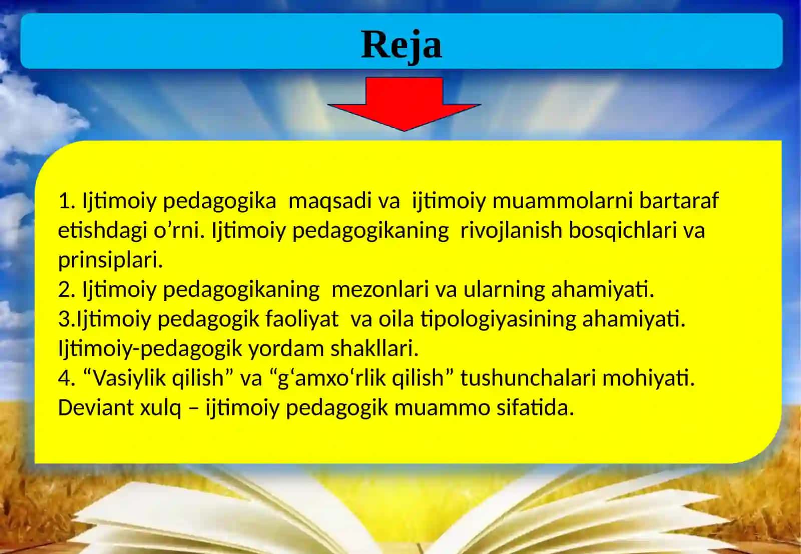 Ijtimoiy pedagogik faoliyat 2
