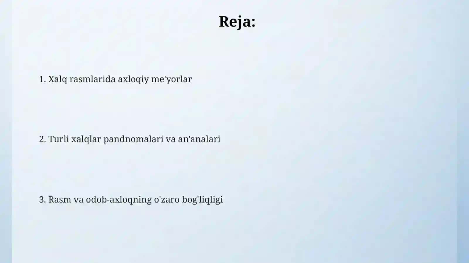 Xalq rasmlarida axloqiy me'yorlar 2