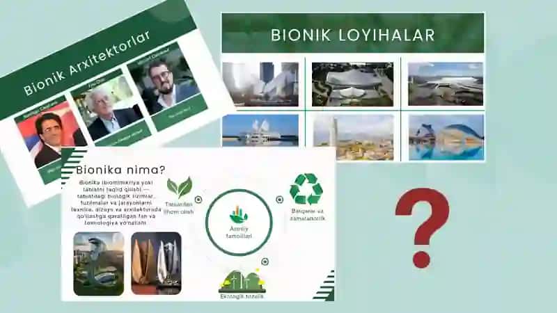 "Bionik Funksiyanallik" taqdomot 2