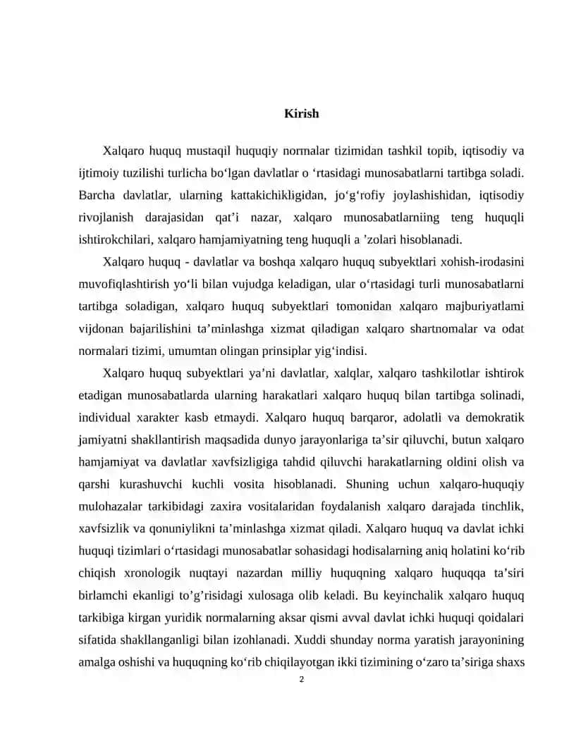 Xalqaro huquq normalari va manbalari 2