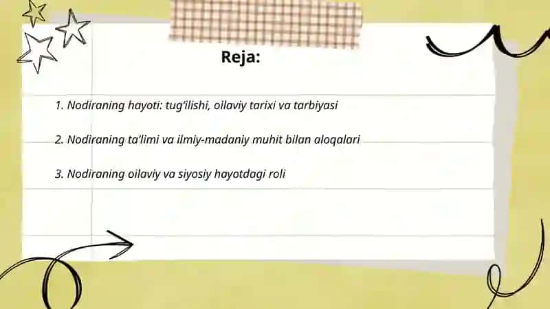 Nodira hayoti va ijodi 2