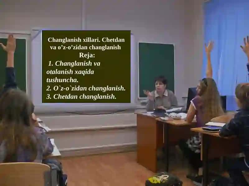 Changlanish xillari. Chetdan va o’z-o’zidan changlanish 2
