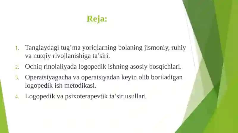 Rinolaliyadaoperatsiyadan keyingi logopedik ishlar 2