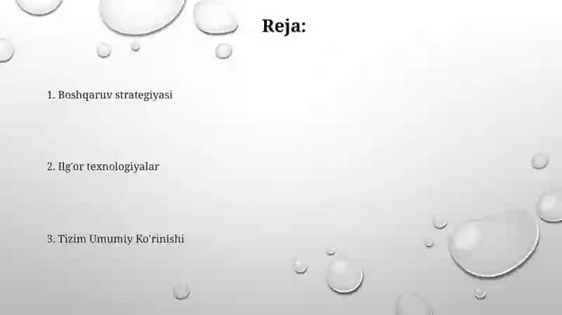 Yoritish va shamollatish tizimlarini boshqarish 2