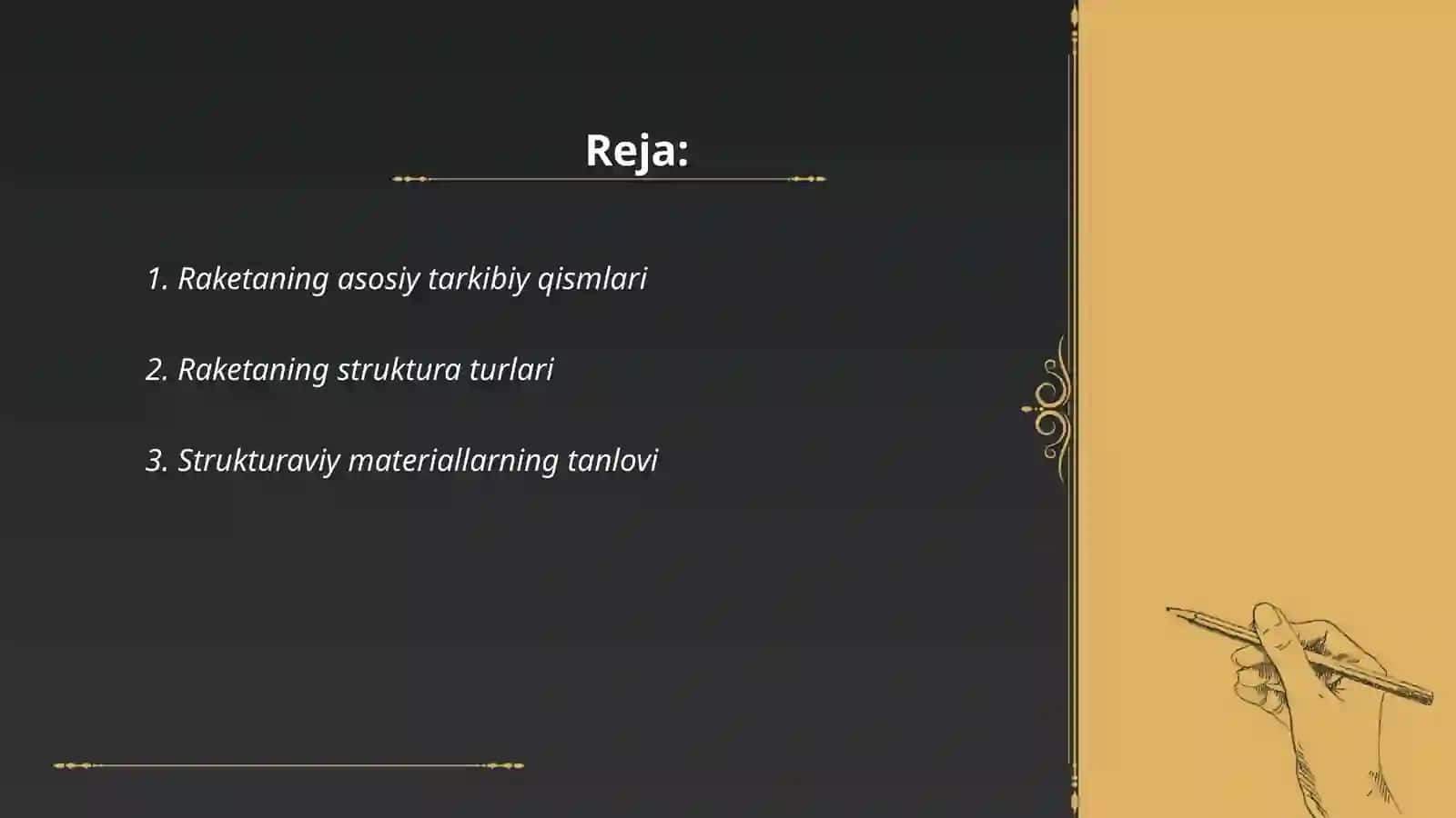 Raketaning Strukturasi 2