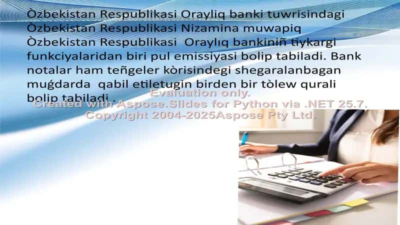 Kassa operatsiyalari esapqa aliw 2
