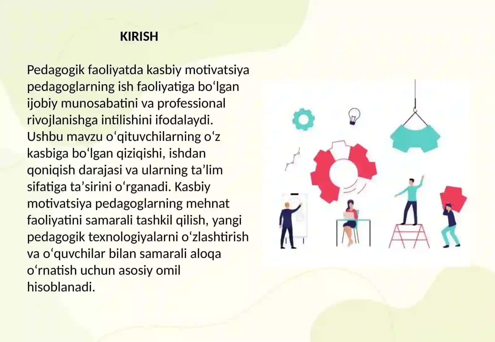 Pedagogik faoliyatda kasbiy motivatsiyani rivojlantirish 2