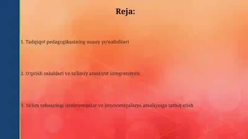 Tadqiqiy pedagogika va taʼlim amaliyoti 2